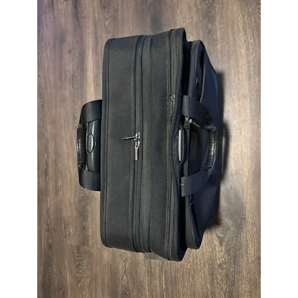 Briggs & Riley Travelware Black Expandable Rolling Laptop Carry On Briefcase